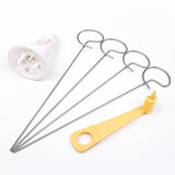 3 String Rotate Potato Slicer Stainless Steel Plastic Twisted Potato Slice Cutter Spiral Creative Kitchen Gadgets Vegetable Tool