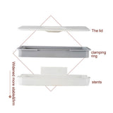 Portable Plastic Garbage Hanging Bag Kitchen Trash Storage Rack Bag Hook Scouring Pad Dry Shelf Holder Kitchen Organzier