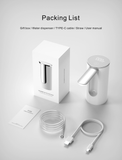 Electric Water Pump Foldable Dispenser Water Output Display USB Charging Button Control Mini Automatic Water Pump