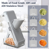 Multifunction Vegetable Cutter Meat Potato Slicer Carrot Grater Kitchen Accessories Gadgets Steel Blade Kitchen Aid Tool