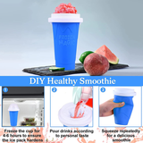 New Summer Squeeze Homemade Milkshake Bottle Quick-Frozen Smoothie Sand Cup Pinch Fast Cooling Magic Cup Ice Cream Slushy Maker