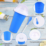 New Summer Squeeze Homemade Milkshake Bottle Quick-Frozen Smoothie Sand Cup Pinch Fast Cooling Magic Cup Ice Cream Slushy Maker