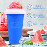 New Summer Squeeze Homemade Milkshake Bottle Quick-Frozen Smoothie Sand Cup Pinch Fast Cooling Magic Cup Ice Cream Slushy Maker