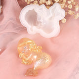 Sleeping Mermaid Silicone Molds Chocolate Fondant Mould Handmade Soap Mold Mermaid Cake Topper DIY Angel Craft Art Candle Mould