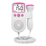 3.0MHz Doppler Fetal Heart Rate Monitor Handheld Home Pregnancy Baby Prenatal Heart Rate Detector LCD Display No Radiation