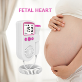 3.0MHz Doppler Fetal Heart Rate Monitor Handheld Home Pregnancy Baby Prenatal Heart Rate Detector LCD Display No Radiation