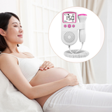 3.0MHz Doppler Fetal Heart Rate Monitor Handheld Home Pregnancy Baby Prenatal Heart Rate Detector LCD Display No Radiation