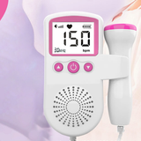 3.0MHz Doppler Fetal Heart Rate Monitor Handheld Home Pregnancy Baby Prenatal Heart Rate Detector LCD Display No Radiation