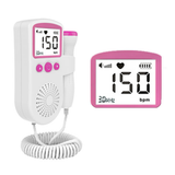 3.0MHz Doppler Fetal Heart Rate Monitor Handheld Home Pregnancy Baby Prenatal Heart Rate Detector LCD Display No Radiation