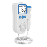 3.0MHz Doppler Fetal Heart Rate Monitor Handheld Home Pregnancy Baby Prenatal Heart Rate Detector LCD Display No Radiation