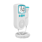 3.0MHz Doppler Fetal Heart Rate Monitor Handheld Home Pregnancy Baby Prenatal Heart Rate Detector LCD Display No Radiation