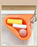 Sink Swan Drain Basket Household Punch-free Kitchen Vegetable Washing Multi-functional Pool Triangular Plastic Water Filter Rack