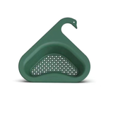 Sink Swan Drain Basket Household Punch-free Kitchen Vegetable Washing Multi-functional Pool Triangular Plastic Water Filter Rack
