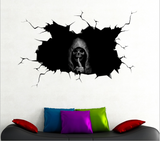 Halloween Skull Sticker Car Rear Windshield Horror Silent Atmosphere Decals Auto Window Wall Festival Decoration Car Stickers