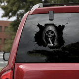 Halloween Skull Sticker Car Rear Windshield Horror Silent Atmosphere Decals Auto Window Wall Festival Decoration Car Stickers
