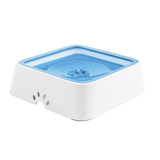 Dog Drinking Water Bowl 2L Floating Non-Wetting Mouth Cat Bowl Without Spill Drinking Water Dispenser ABS Plastic Dog Bowl