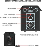 Dog Bark Control 50 FT Range Stop Barking Device Ultrasonic Anti-Bark Device Safe for All Dogs Indoor & Outdoor Use Dog Trai