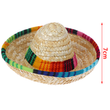1pcs Mini Pet Dogs Straw Hat Sombrero Cat Sun Hat Beach Party Straw Hats Dogs Hawaii Style Hat For Dogs Funny