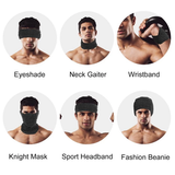 3D Balaclava Magic Scarf Neck Face Mask Motorcycle Ghost Skull Tactical Skiing Motorbike Bandana Motor Head Shield Helmet Sun