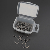 50pcs Coating High Carbon Stainless Steel Barbed Carp Fishing Hooks Pack with Retail Original Box 8003