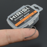 50pcs Coating High Carbon Stainless Steel Barbed Carp Fishing Hooks Pack with Retail Original Box 8003