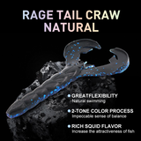 New Lure Fishing Lure Soft Bait Rage Tail Craw 100mm 8g Carp Fishing Wobblers