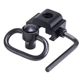 20mm QD Sling Swivel with Picatinny Rail Mount Base Quick Detach Rail Mount Quick Release Push Button Attachment Gun Accessories