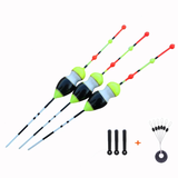 3pcs/lot Fishing Float Nice Shrimp Floater +1PC PVC Tube+1 Set Space Beans+ 3PCS Fishing Bobbers Summer Fishing Carp