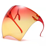 Faceshield Protective Sun Glasses Women Bicycle Cycling Eyewear Safety Goggles Anti-Spray Mask Bike Riding Protection Sunglasses