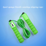 Professional Jump Rope with Electronic Counter 2.4m Adjustable Fast Speed Counting Skipping Rope Jumping Wire Workout Equipments