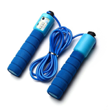 Professional Jump Rope with Electronic Counter 2.4m Adjustable Fast Speed Counting Skipping Rope Jumping Wire Workout Equipments
