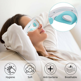 LED Photon Eye Massager Light Therapy Anti Aging Eye Skin Tighten Vibration Beauty Device Hot Compress Relaxing Muscle Blindfold