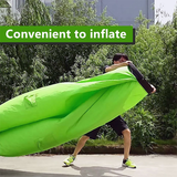Outdoor Inflatable Cushion Adults Kids Air Sofa Bed Lounger Couch Chair Bag Picnic Beach Lazy Camping Mat Portable Indoor Sofa