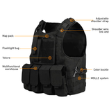 Tactical Military Gear Plate Carrier Vest Hunting Paintball Equipment Airsoft Combat Body Armor Outdoor Molle Assault CS Vests