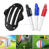 Golf Ball Liner Clip Liner Marker Pen Template Alignment Marks Tool Putting Positioning Aids Outdoor Sport Tool for Golfer gift