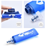 Running Sport Bicycle Soft Water Bottle Folding TPU Soft Flask Water Bag Sports TPU Collapsible Folding Kettle Water Bottle Bags