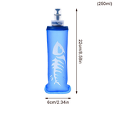Running Sport Bicycle Soft Water Bottle Folding TPU Soft Flask Water Bag Sports TPU Collapsible Folding Kettle Water Bottle Bags