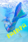 Adult Kids Mermaid Tails Swimsuit For Girls Women Bathing Beach Swimmable Flower Mermaid Costume No Monofin Swimwear Clothes