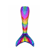 Adult Kids Mermaid Tails Swimsuit For Girls Women Bathing Beach Swimmable Flower Mermaid Costume No Monofin Swimwear Clothes