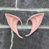 1Pair Halloween Latex Elf Ears High Simulation Soft Harmless False Ears Props Fairy Angel Dress Up Cosplay Hook Christmas Decor