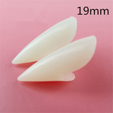 1Pair Halloween Latex Elf Ears High Simulation Soft Harmless False Ears Props Fairy Angel Dress Up Cosplay Hook Christmas Decor