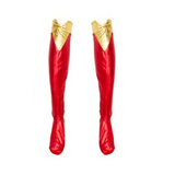 Adult Kids Superhero Cosplay Costumes Super Girls Dress Shoe Covers Suit Superwoman Dress Woman Super Hero Halloween Clothes