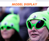 Funny Alien Glasses Party Sunglasses Rainbow Lenses ET Sunglasses Holiday Dance Aliens Alternative Shapes Party Supplies