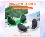 Funny Alien Glasses Party Sunglasses Rainbow Lenses ET Sunglasses Holiday Dance Aliens Alternative Shapes Party Supplies