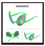 Funny Alien Glasses Party Sunglasses Rainbow Lenses ET Sunglasses Holiday Dance Aliens Alternative Shapes Party Supplies