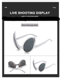 Funny Alien Glasses Party Sunglasses Rainbow Lenses ET Sunglasses Holiday Dance Aliens Alternative Shapes Party Supplies