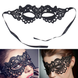Sexy Women Hollow Lace Masquerade Face Mask Princess Black Cutout Prom Party Props Costume Halloween Masquerade Mask