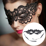 Sexy Women Hollow Lace Masquerade Face Mask Princess Black Cutout Prom Party Props Costume Halloween Masquerade Mask