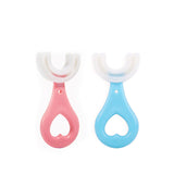 Baby Toothbrush Children 360 Degree U-shaped Child Toothbrush Teethers Baby Brush Silicone Kids Teeth Oral Care Cleaning