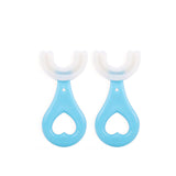 Baby Toothbrush Children 360 Degree U-shaped Child Toothbrush Teethers Baby Brush Silicone Kids Teeth Oral Care Cleaning